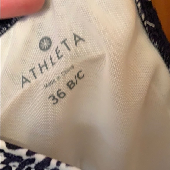 Blousy tankini top with built in bikini - Picture 3 of 3